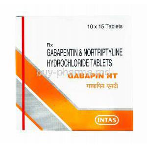 Gabapin NT, Gabapentin and Nortriptyline 400mg