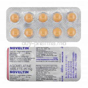 Noveltin, Agomelatine 25mg tablets
