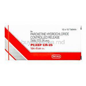 Pexep CR, Paroxetine 25mg