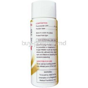 Zocon,  Fluconazole 75 Gm Dusting Powder  Composition