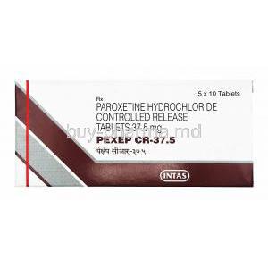 Pexep CR, Paroxetine 37.5mg
