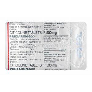 Prexaron, Citicoline