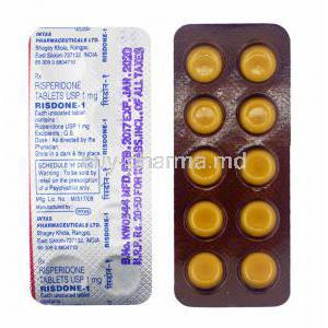 Risdone, Risperidone 1mg tablets