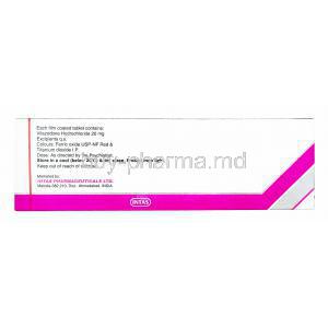 Vilazine, Vilazodone 20mg manufacturer