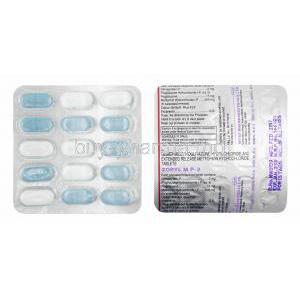 Zoryl MP, Glimepiride, Metformin and Pioglitazone 2mg tablets