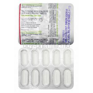 Tolperitas, Tolperisone 450mg tablets