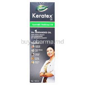 Keratex oil, box presentation