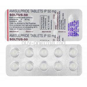 Soltus, Amisulpride 50mg tablets