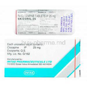 Skizoril, Clozapine 25mg manufacturer