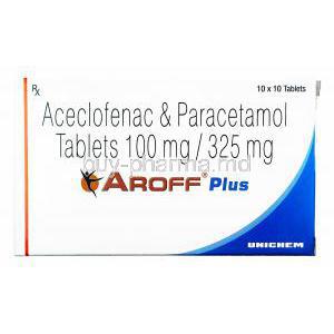 Aroff Plus, Aceclofenac/ Paracetamol