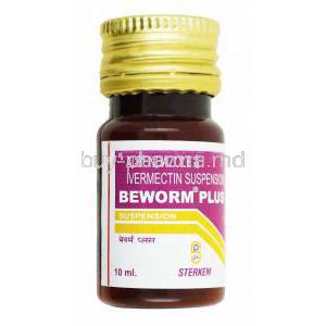 Beworm Plus Suspension, Ivermectin and Albendazole bottle