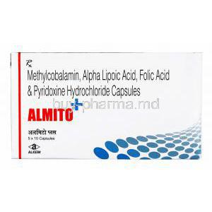 Almito, Methylcobalamin/ Pyridoxine/ Folic acid/ Alpha Lipoic Acid