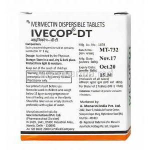 Ivecop, Ivermectin 3mg 2 tab manufacturer