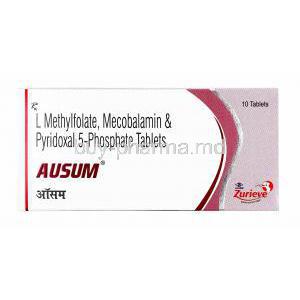 Ausum, L-Methylfolate Calcium/ Mecobalamin/ Pyridoxal 5-Phosphate