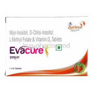 Evacure, Myo-Inositol/ L-Methyl folate/ D-Chiro Inositol/ Vitamin D3
