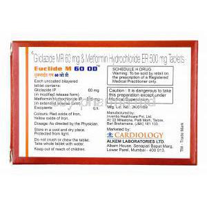 Euclide M, Gliclazide and Metformin 60mg manufacturer