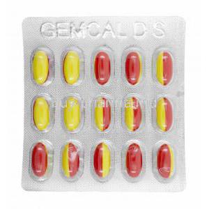 Gemcal-DS, Calcium Carbonate, Calcitriol and Vitamin K2 capsules