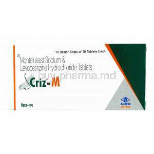 Criz-M, Levocetirizine/ Montelukast