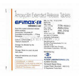 Efimox, Amoxicillin manufacturer