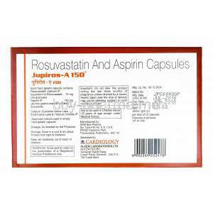 Jupiros-A, Rosuvastatin 10mg and Aspirin 150mg manufacturer