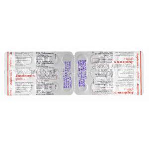 Jupiros, Rosuvastatin 5mg tablets back