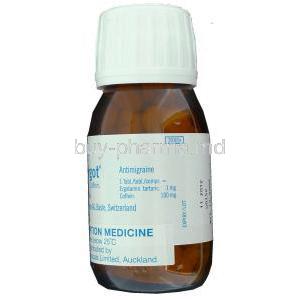 Ergotamin Tartaric 1mg/ Caffeine 100 Mg Composition