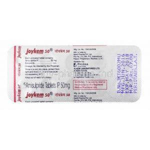 Joykem, Amisulpride 50mg tablets back