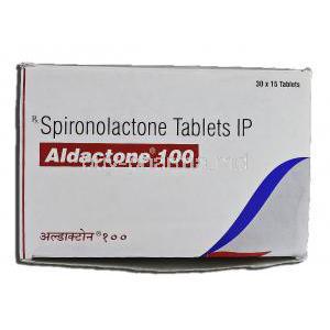 Aldactone 100, Spironolactone, 100mg, Box