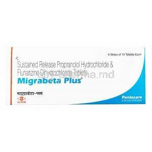 Migrabeta Plus, Propranolol/ Flunarizine