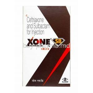 Xone SB Injection, Ceftriaxone/ Sulbactam