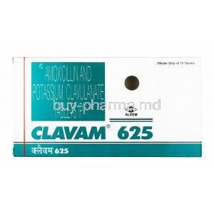 Clavam, Amoxicillin and Clavulanic Acid 625mg