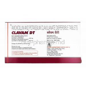Clavam DT, Amoxicillin and Clavulanic Acid manufacturer