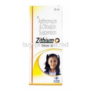 Zithium O Suspension, Azithromycin/ Ofloxacin