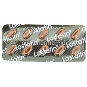 Lostatin, Generic Mevacor,  Lovastatin 10 Mg  Tablet