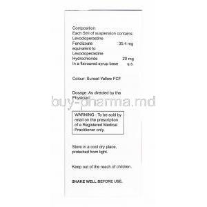 Ultituss Suspension, Levocloperastine composition