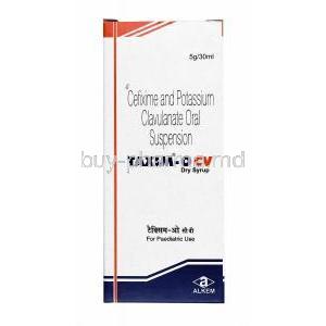 Taxim-O CV Dry Syrup, Cefixime/ Clavulanic Acid