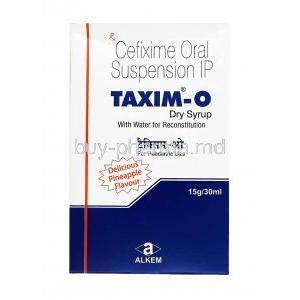 Taxim-O Dry Syrup Pineapple, Cefixime