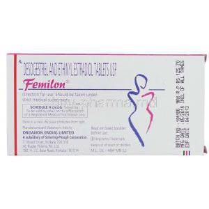 Femilon, Desogestrel/ Ethinyl Estradiol , 0.15 mg/ 0.02 mg information
