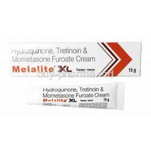 Melalite XL Cream, Hydroquinone/ Mometasone/ Tretinoin