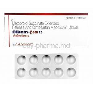 Olkem-Beta, Olmesartan/ Metoprolol Succinate