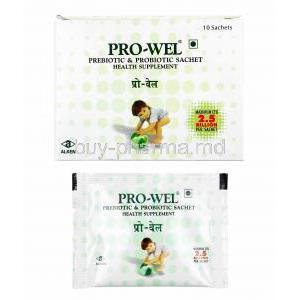 Prowel Sachet, L.Acidophilus/ B.Longum/ B.Bifidum/ B.Lactis/ Inulin