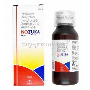 Nozuka Syrup, Paracetamol/ Phenylephrine/ Chlorpheniramine