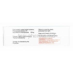 PAN, Pantoprazole 40mg composition