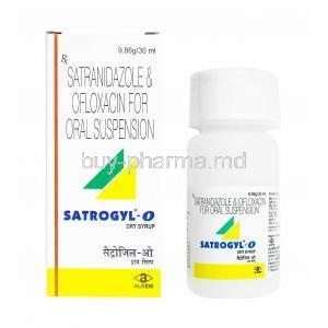 Satrogyl-O Oral Suspension, Satranidazole/ Ofloxacin