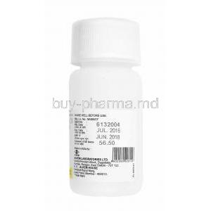 Satrogyl-O Oral Suspension, Satranidazole and Ofloxacin bottle back