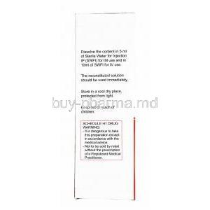 Taximax Injection, Cefotaxime and Sulbactam 1500mg, direction for use
