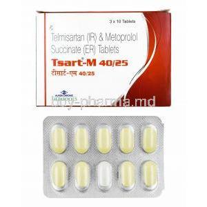 Tsart-M, Telmisartan/ Metoprolol Succinate