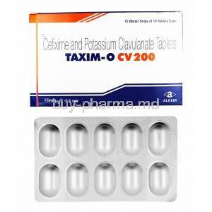 Taxim-O CV, Cefixime/ Clavulanic Acid