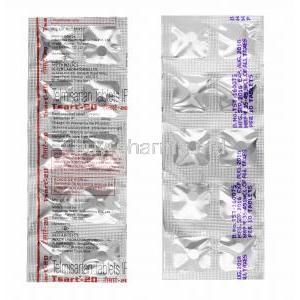 Tsart, Telmisartan 20mg tablets