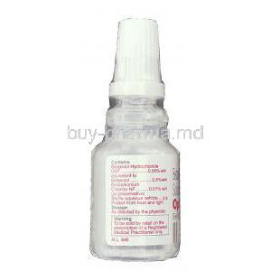 Optipres, Generic Betoptic/ Kerlone, Betaxolol Eye Drops 0.5% 5ml Bottle Composition